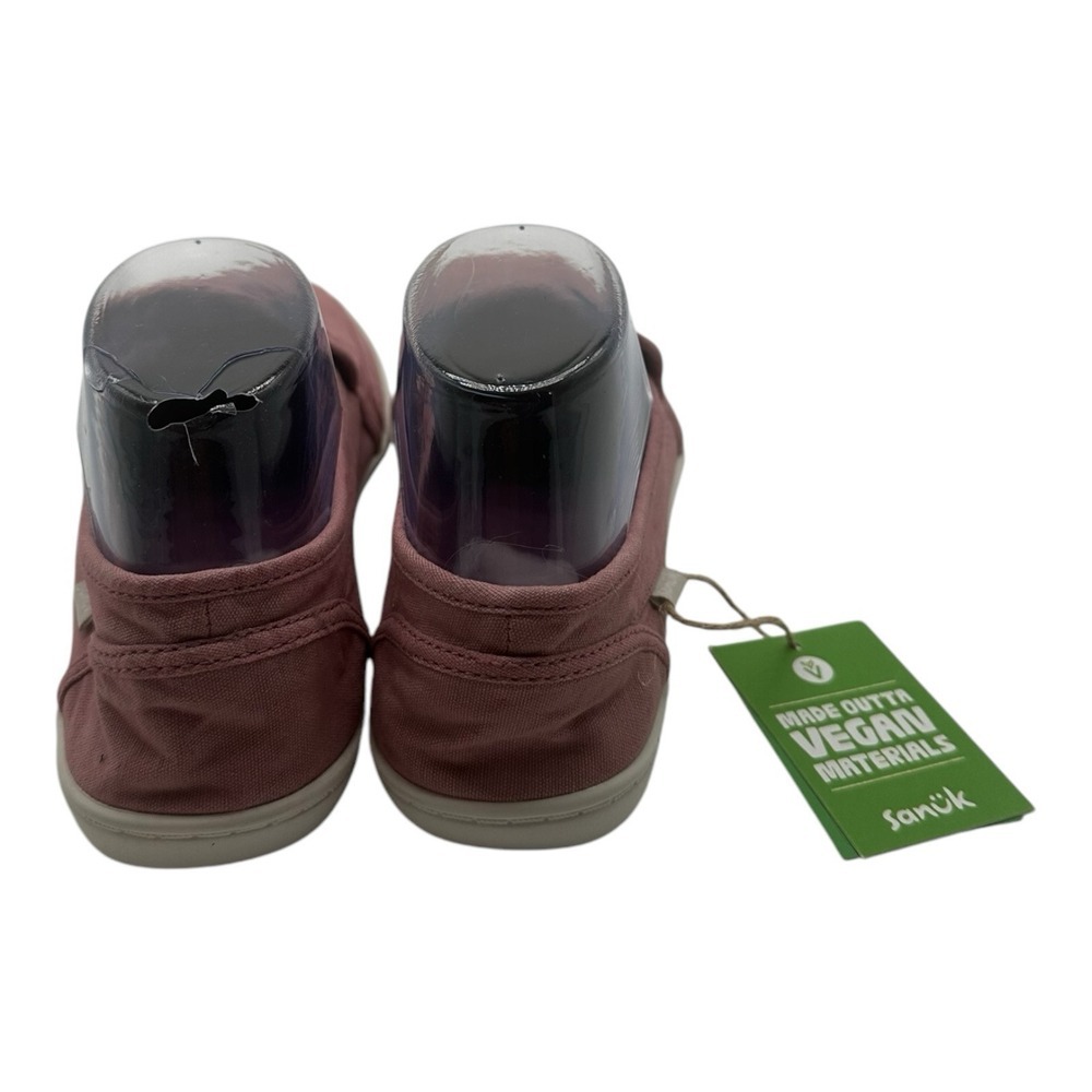 Sanuk Pair O Dice Shoes Womens 8 Heather Rose Pink Slip On Loafers Flats NWT - Picture 8 of 10